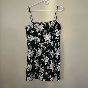 Green floral Abercrombie dress